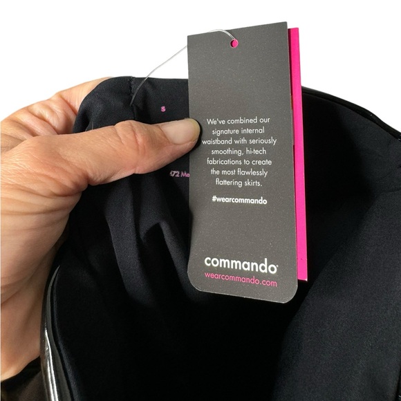 Commando | NWT Midi Skirt in Black Patent Small - Picture 3 of 9